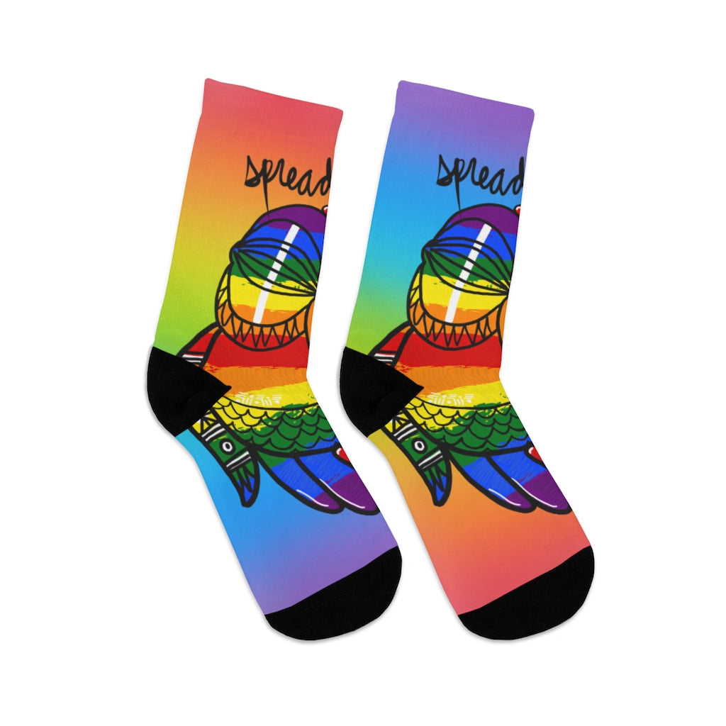Spread Love - Rainbow Collection - Lebo Tribe Socks